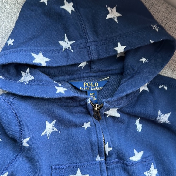 Polo Ralph Lauren Toddler jacket - Navy Blue w/ White stars - Size 3T - Picture 2 of 5
